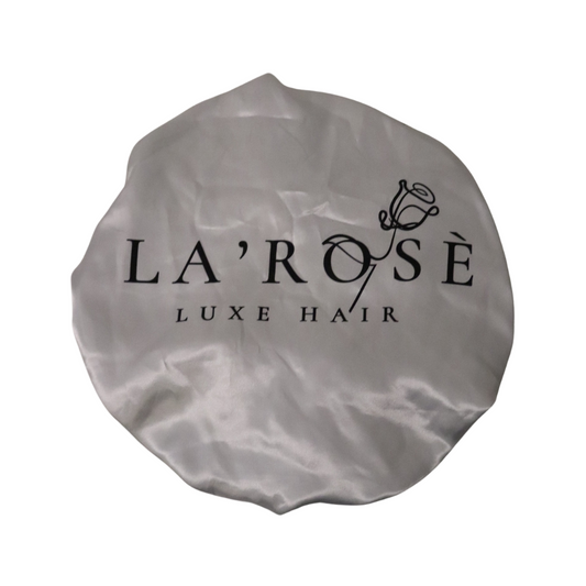 La'Rose Luxe Hair Satin Bonnet - Silver